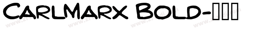 CarlMarx Bold字体转换